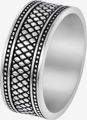 Lucardi Ring in Silver: front