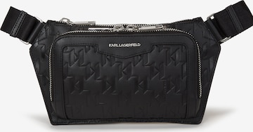 juoda Karl Lagerfeld Rankinė ant juosmens 'Loom': priekis