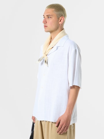 VAMOS CLO Comfort fit Button Up Shirt 'Irving' in White