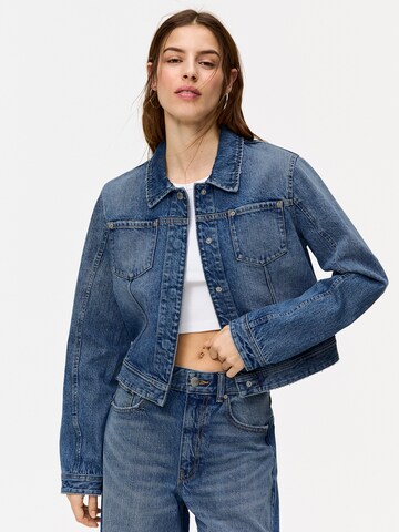 Pull&Bear Tussenjas in Blauw: voorkant