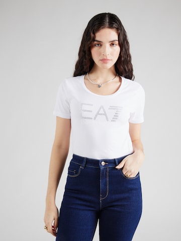 EA7 Emporio Armani Футболка в Белый: спереди
