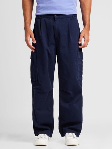 Carhartt WIP Lużny krój Bojówki 'Cole' w kolorze niebieski: przód