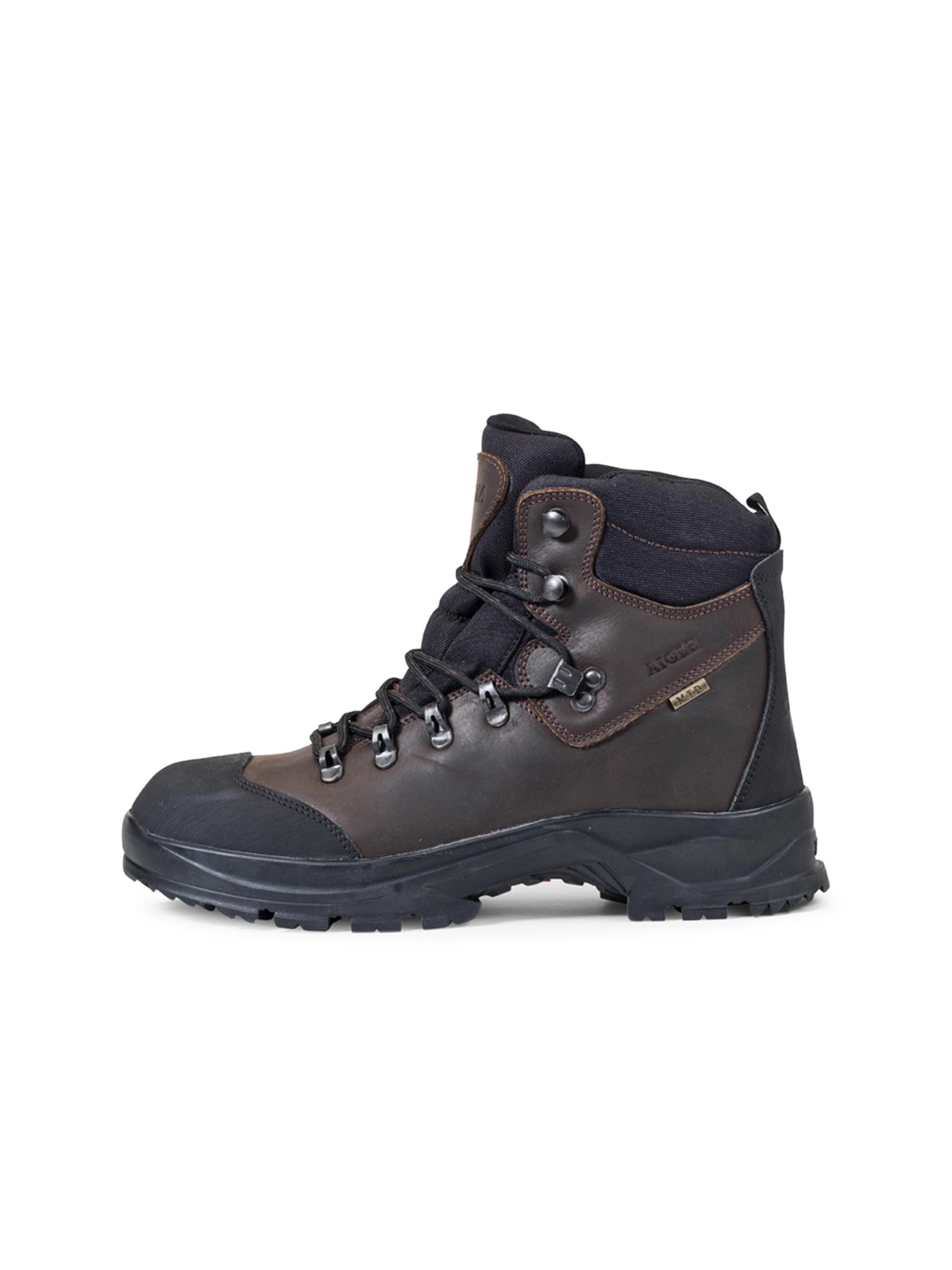 AIGLE - Botas com atacadores 'Laforse' em castanho: frente