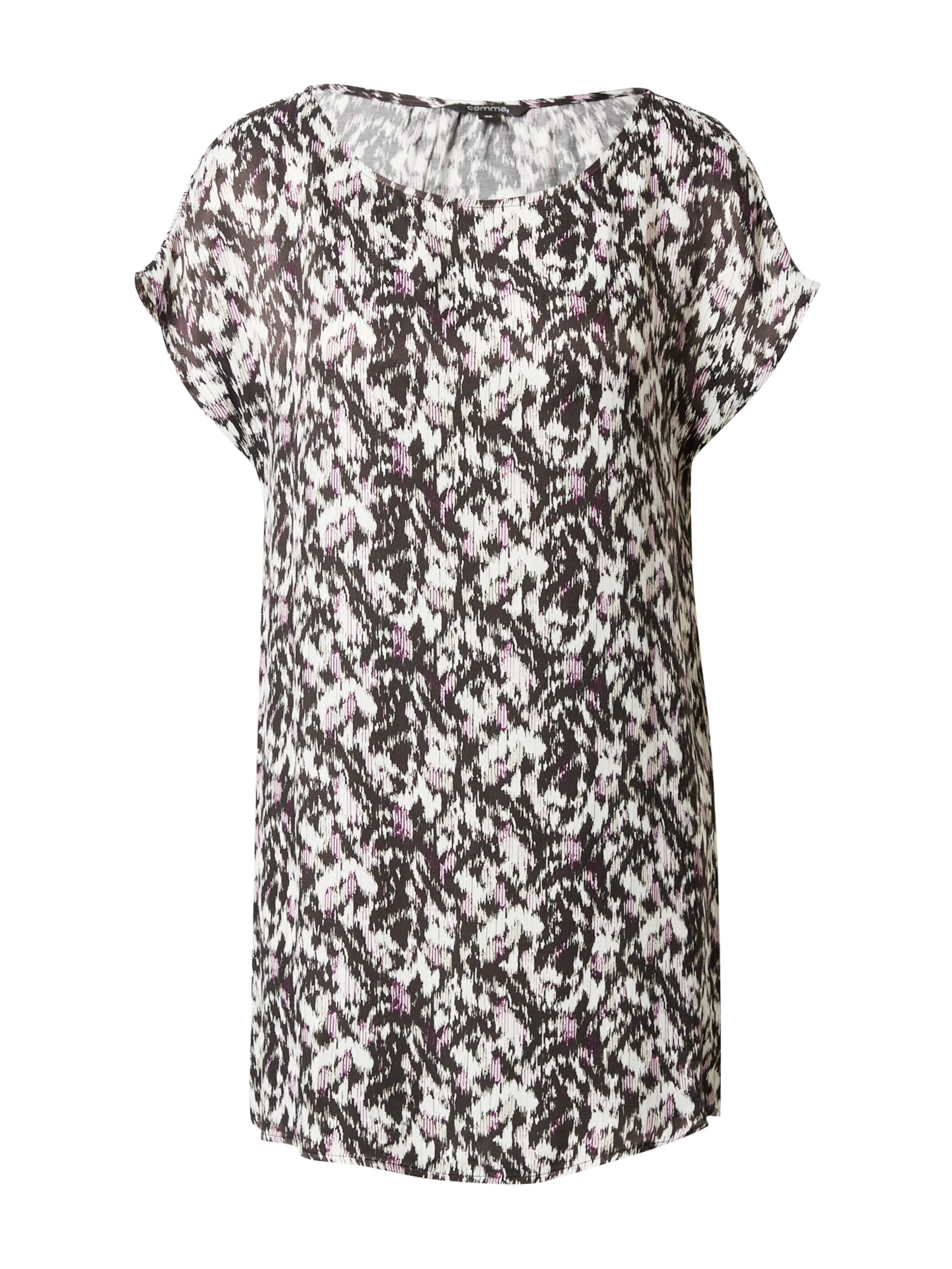 COMMA Μπλούζα σε μαύρο: μπροστά