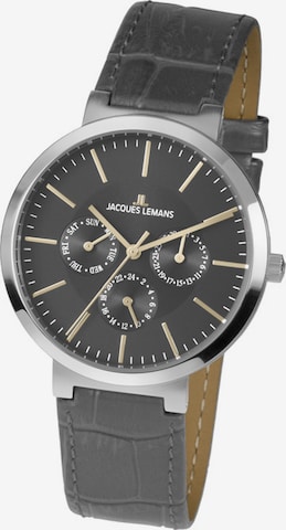 Jacques Lemans Analog Watch in Grey: front