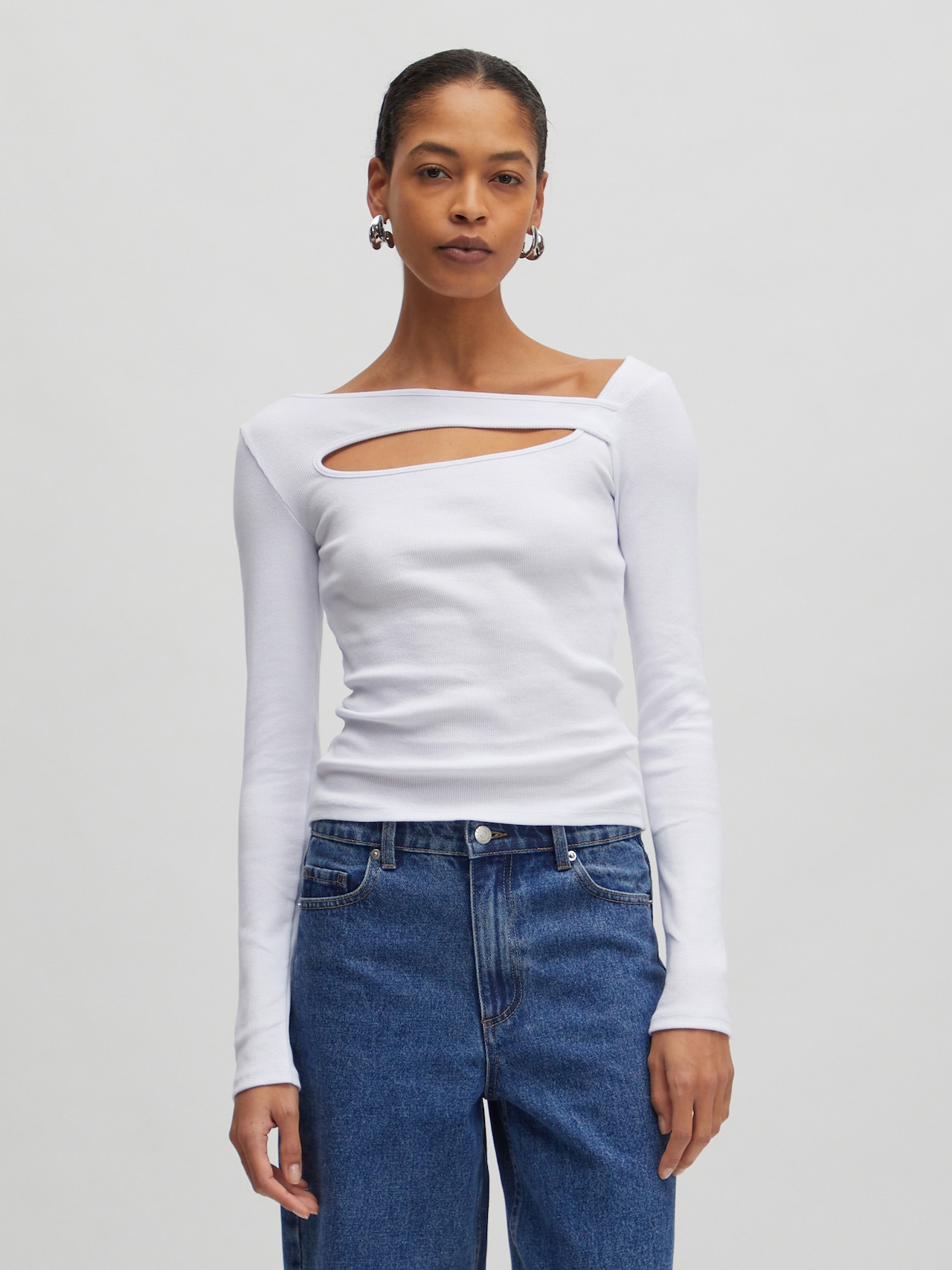 EDITED Produkte Shirt 'Idalina' weiß