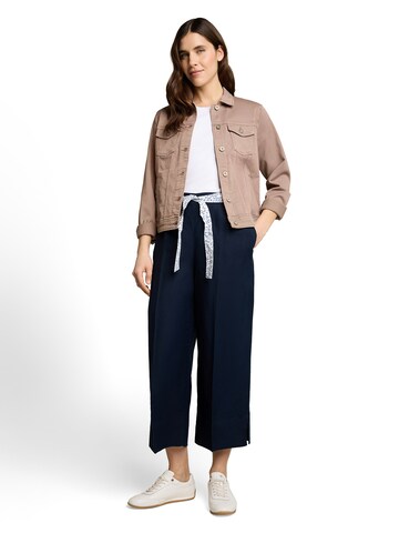 TOM TAILOR Wide leg Broek in Blauw