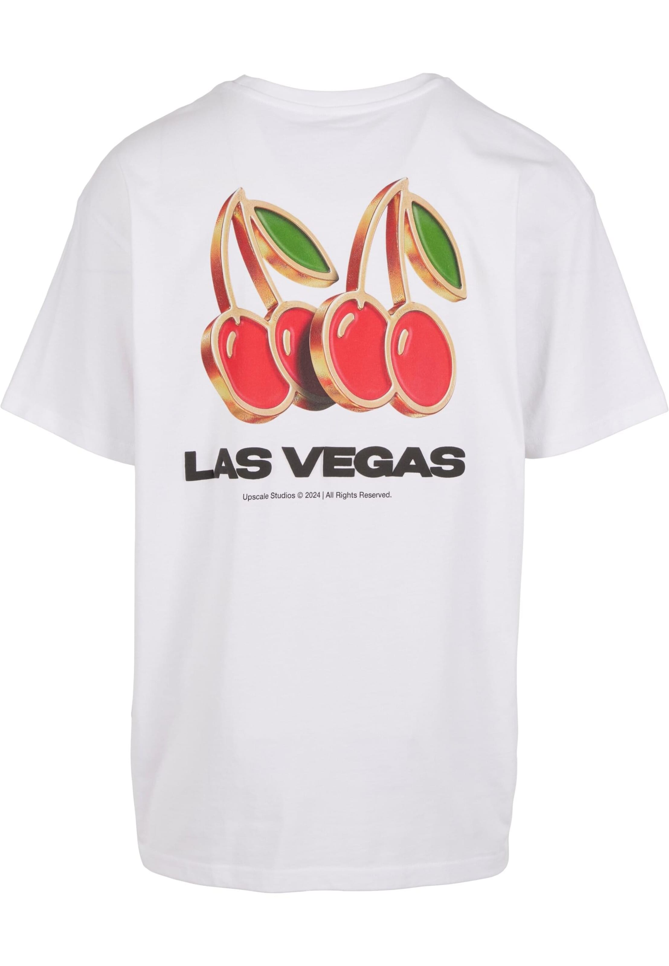 Maglietta 'Gambling Capital' di Mister Tee in bianco