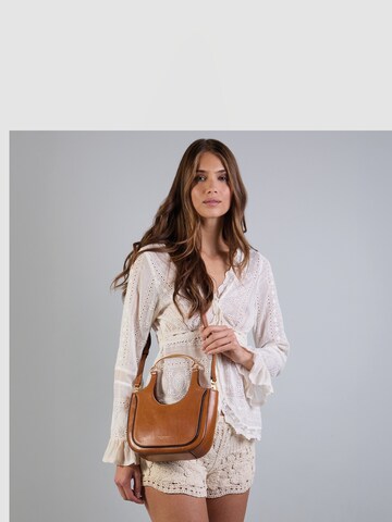 The Bridge Shoulder Bag in Brown: front
