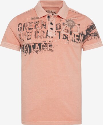 CAMP DAVID Shirt in Orange: front