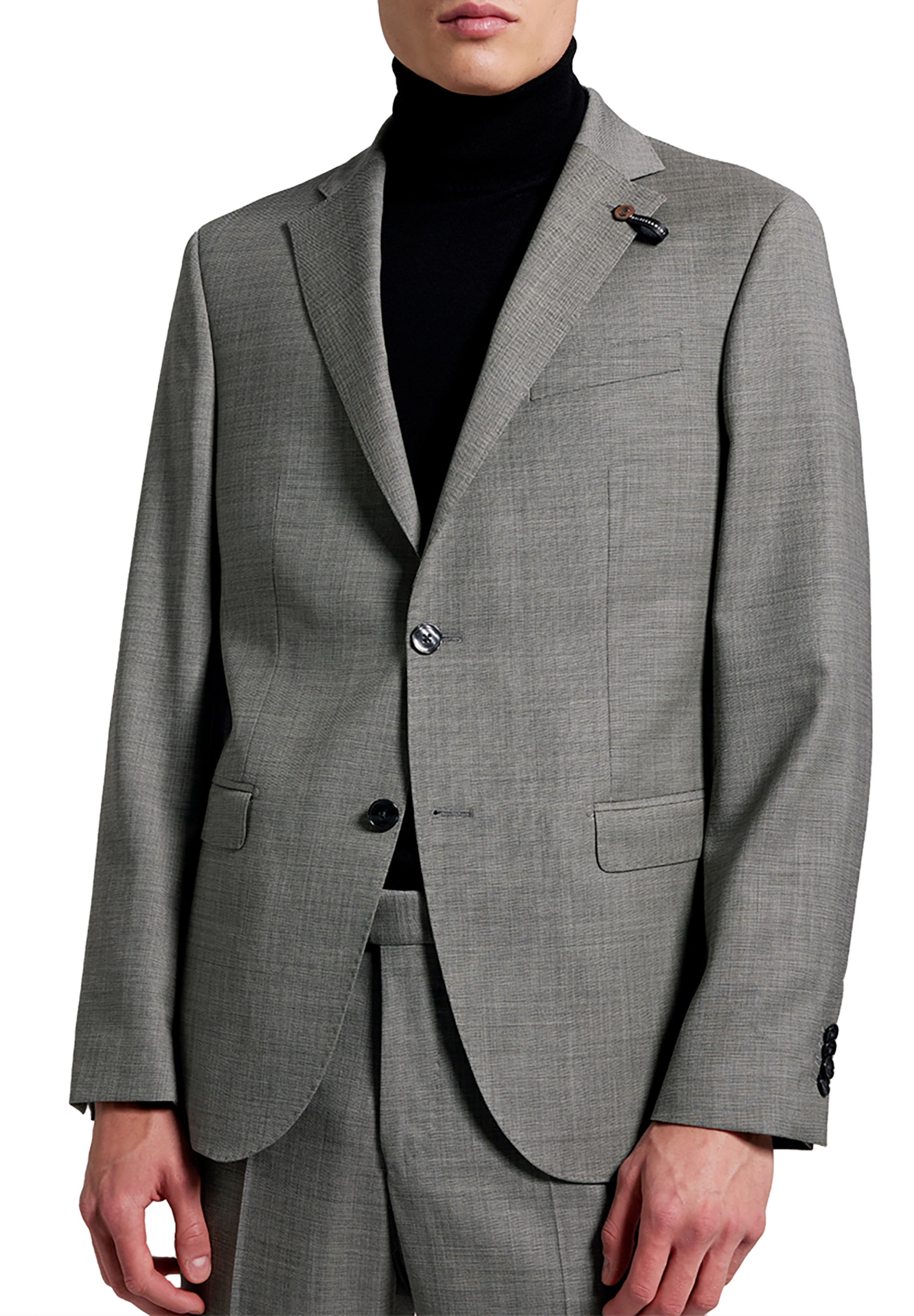 Baldessarini Slim Fit Sakko ' Serano-4 ' in Grau: Vorderseite