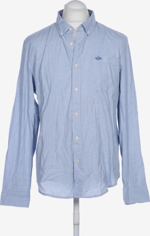 Dockers Button Up Shirt in L in Blue: front