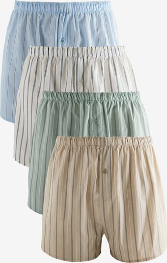 Next Bokserishortsit värissä beige / vaaleansininen / minttu / valkoinen, Tuotenäkymä