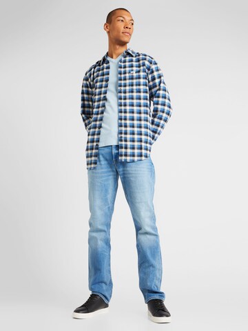 WRANGLER Regular fit Overhemd in Blauw