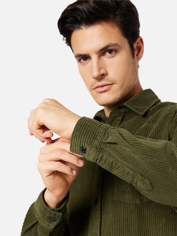 Mavi Comfort fit Button Up Shirt in Green