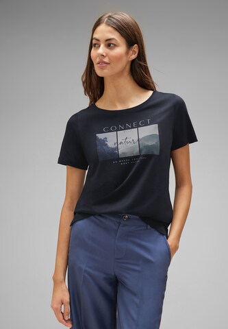 STREET ONE Shirt in Blau: Vorderseite