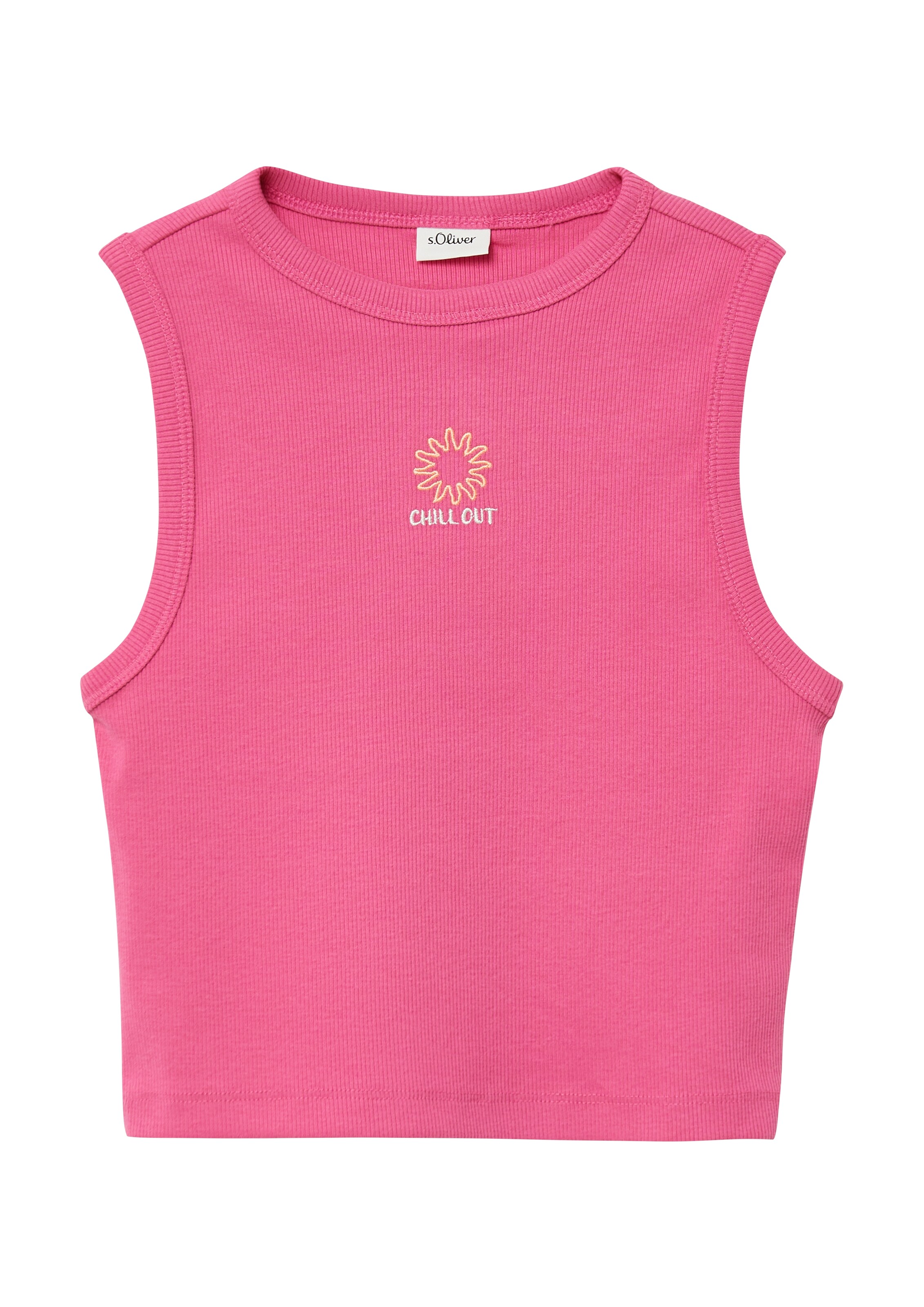 s.Oliver Топ в Ярко-розовый: спереди