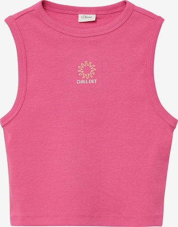 s.Oliver Top – pink: přední strana