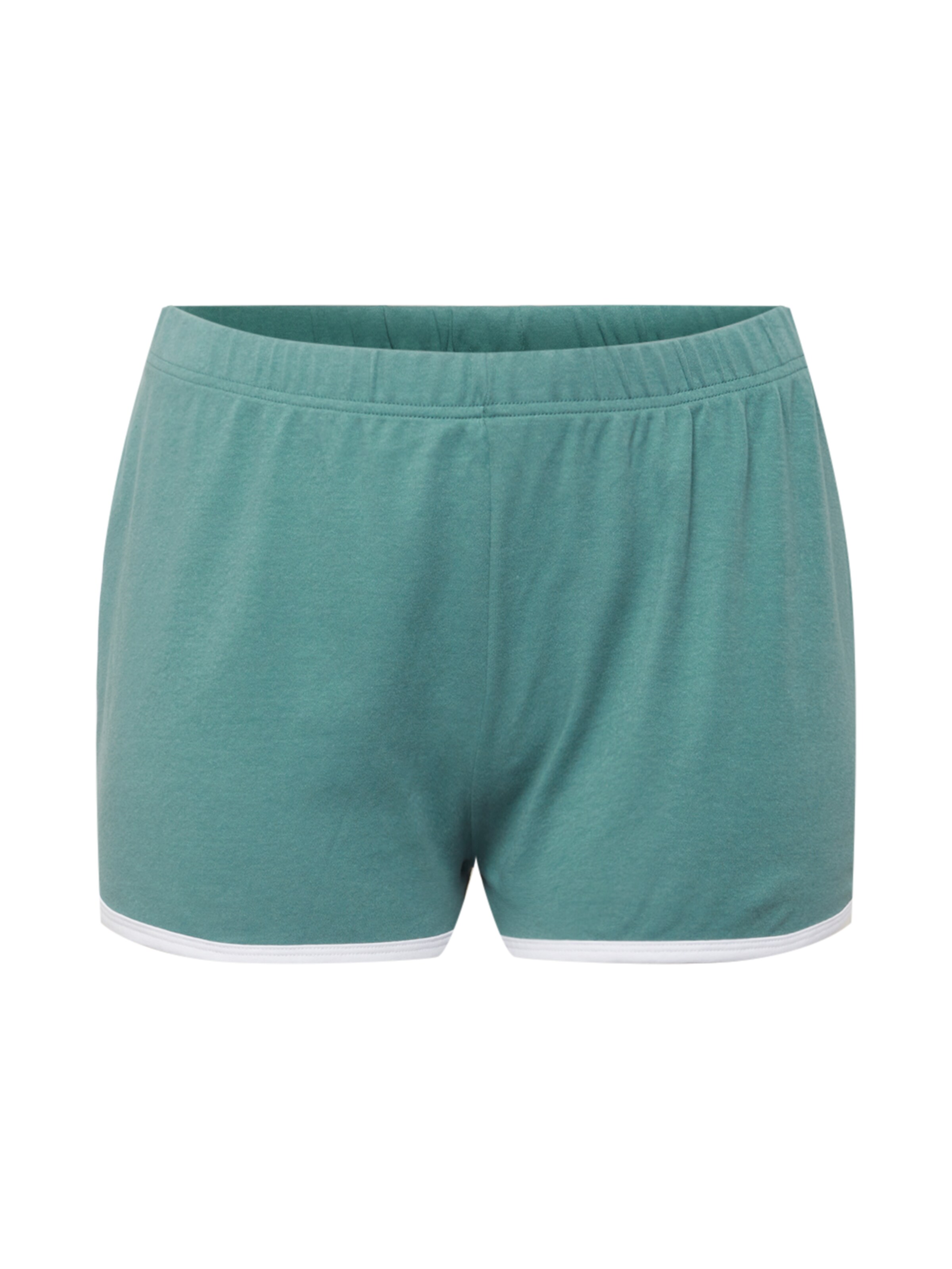 Urban Classics Regular Trousers in Green: front