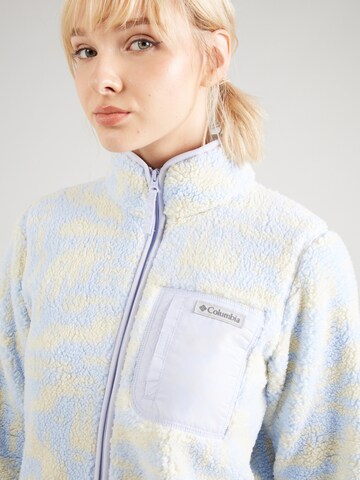 COLUMBIA Athletic Fleece Jacket 'West Bend' in Purple
