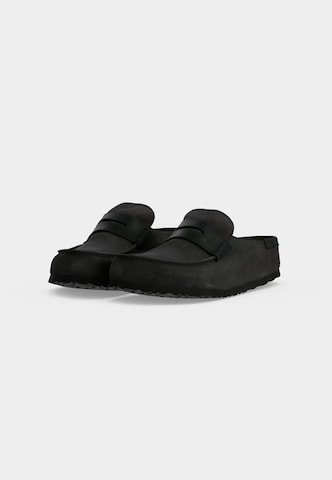 BIRKENSTOCK Pantoletter 'Naples Wrapped' i grå