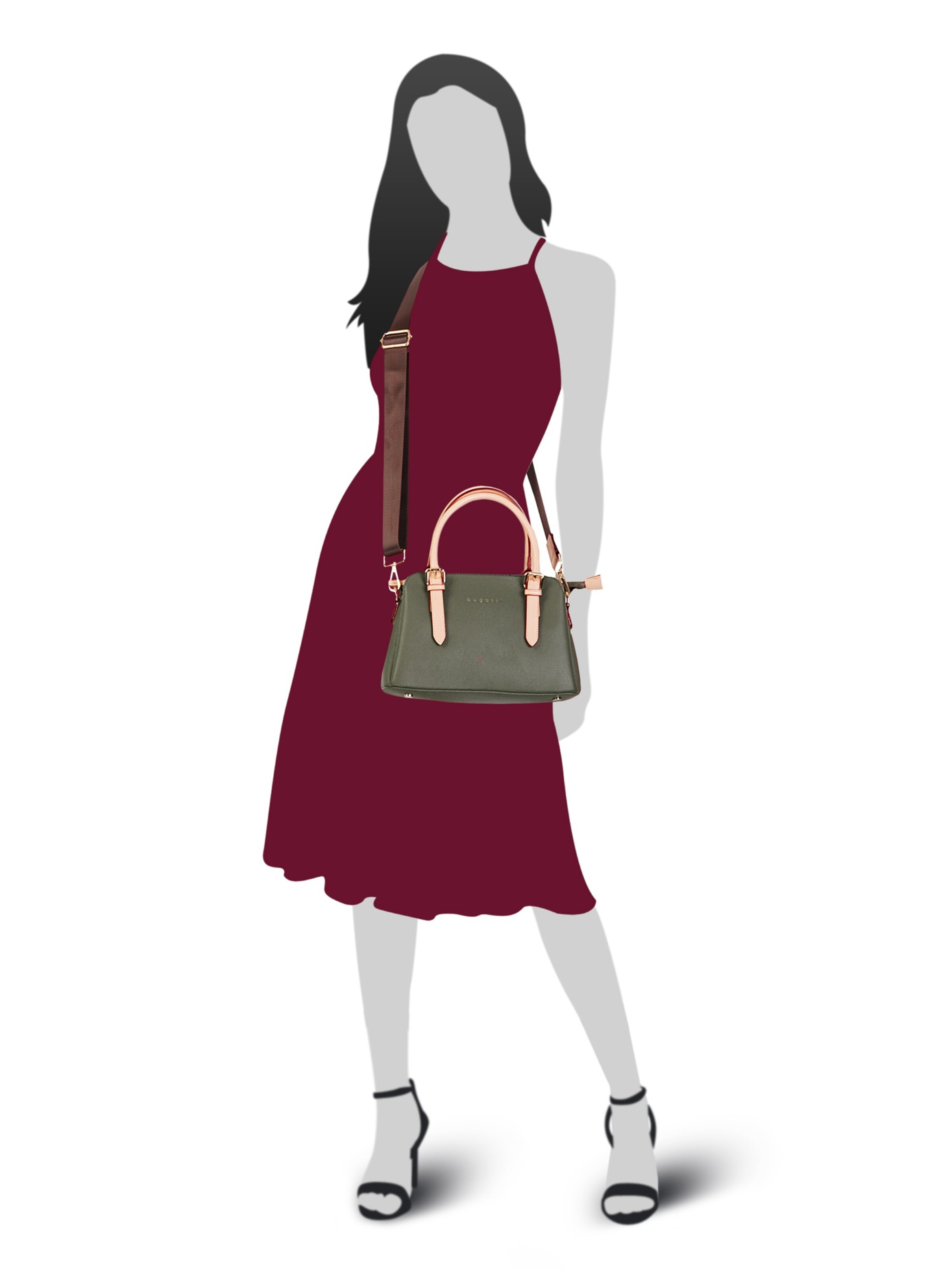 bugatti Handtasche 'ELLA'‌‌ in Grün