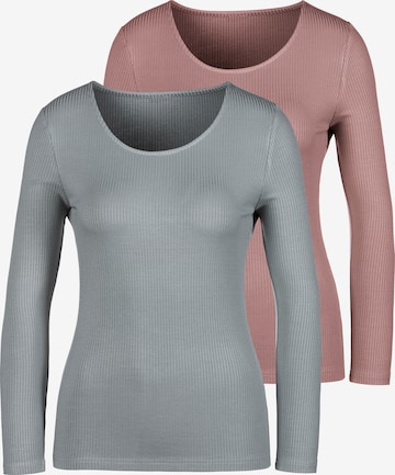 LASCANA Shirt in Grey: front