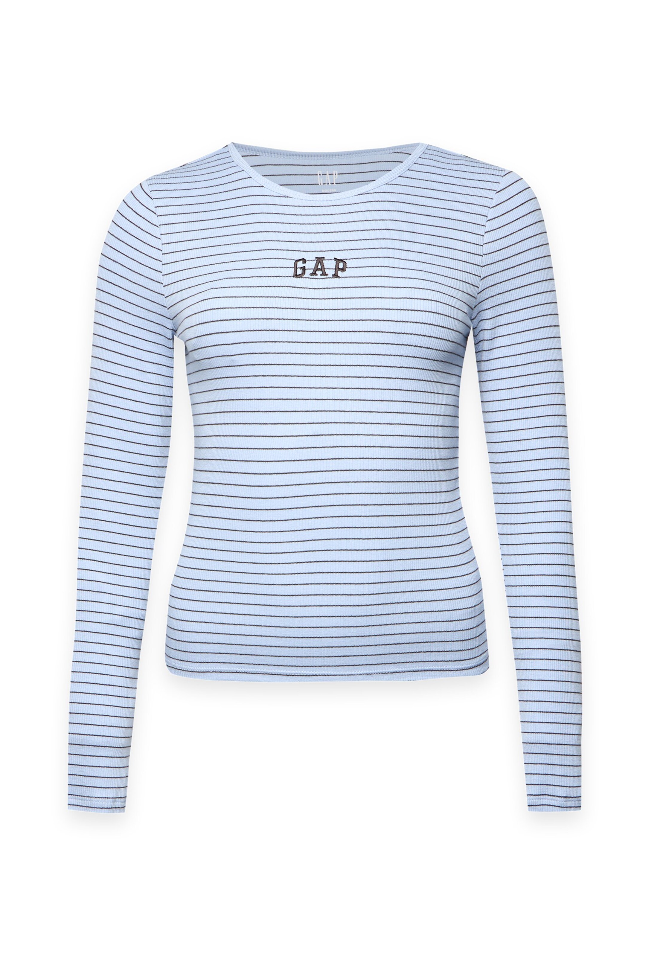 Gap Petite Shirt in Blue: front