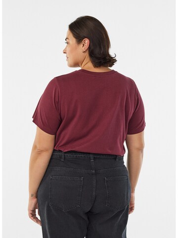 Zizzi Shirt 'Charlin' in Red