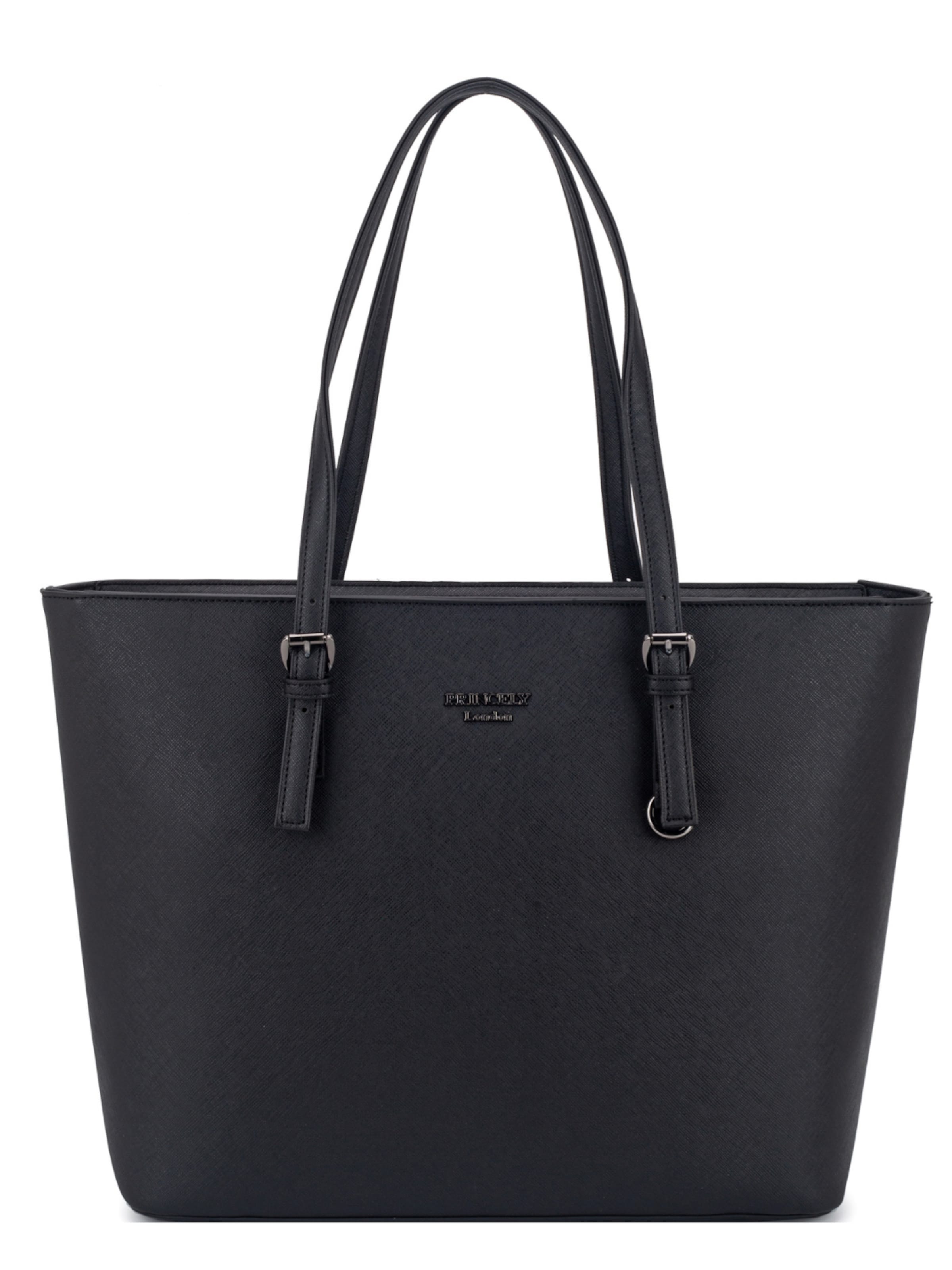 Cabas 'Beverly' Princely London en noir : devant