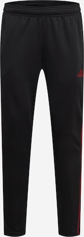 ADIDAS SPORTSWEAR - Tapered Calças de desporto 'Tiro' em preto: frente