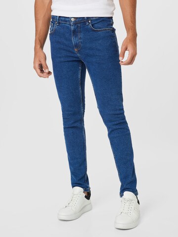 BURTON MENSWEAR LONDON Skinny Jeans in Blue: front