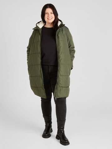 ABOUT YOU Curvy Between-season jacket 'Hilde' in Green