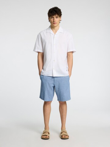SELECTED HOMME Comfort fit Button Up Shirt in White