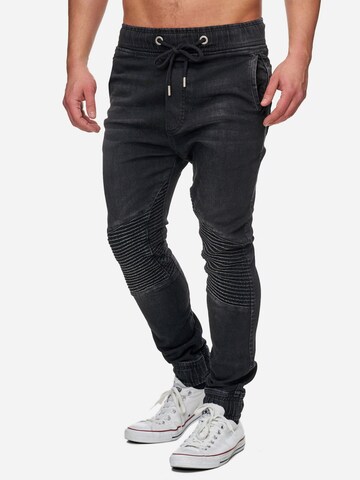 Tazzio Regular Jeans '16505' in Schwarz: Vorderseite