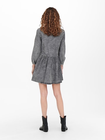 ONLY Shirt Dress 'Edie' in Grey