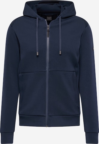 Hackett London - Sudadera con cremallera 'TRAVEL' en azul: frente