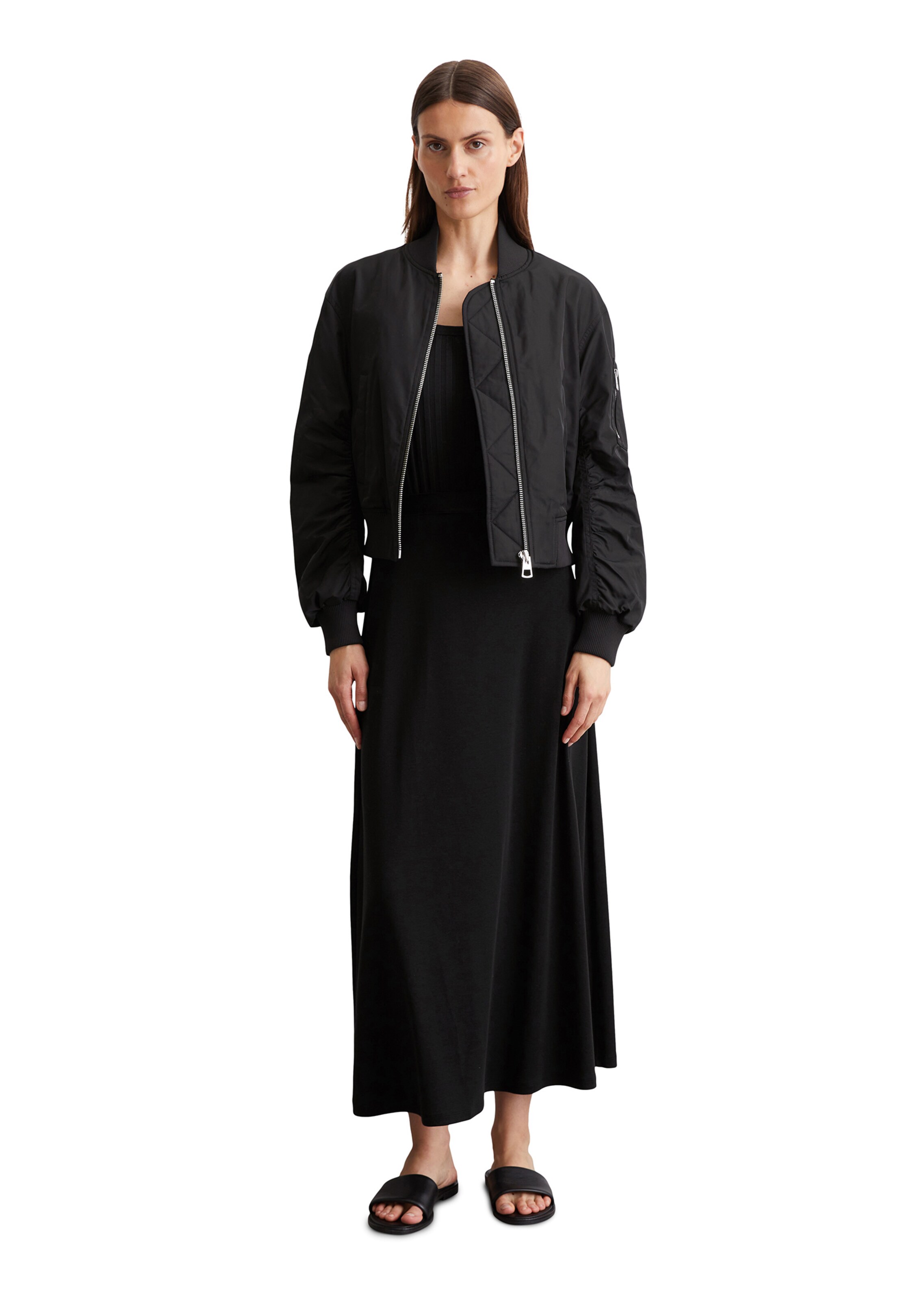 Marc O'Polo Between-Season Jacket in Black: front