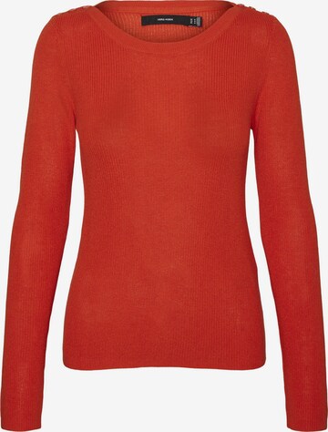 Pull-over ' New Lexsun' VERO MODA en rouge : devant