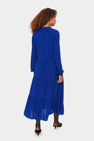 SAINT TROPEZ Shirt dress 'Eda' in Blue