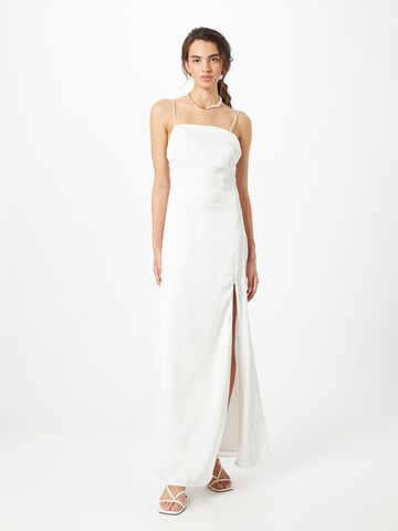 Maya Deluxe Evening Dress 'CAMI' in White: front