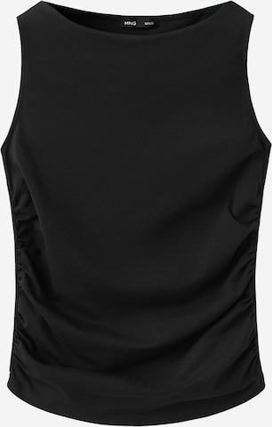 MANGO Top 'LENA' in Schwarz: Vorderseite