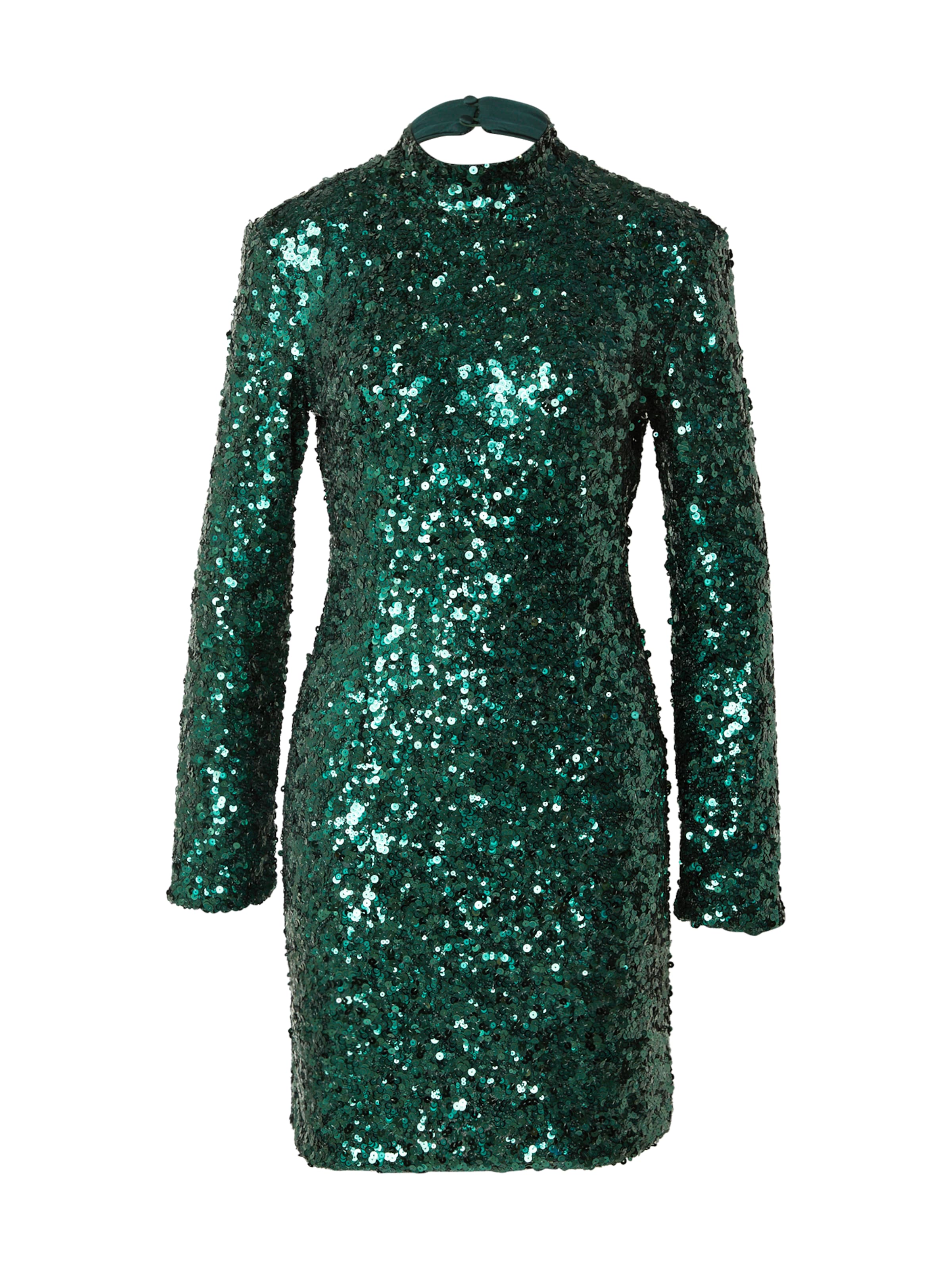 PINKO Cocktail Dress 'NASCONDINO' in Green: front