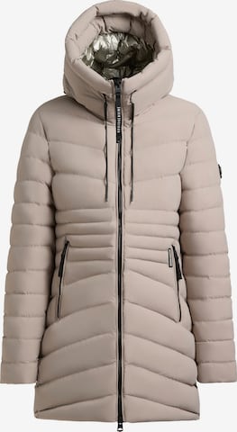 khujo Talvemantel 'Samar', värv beež: eest vaates