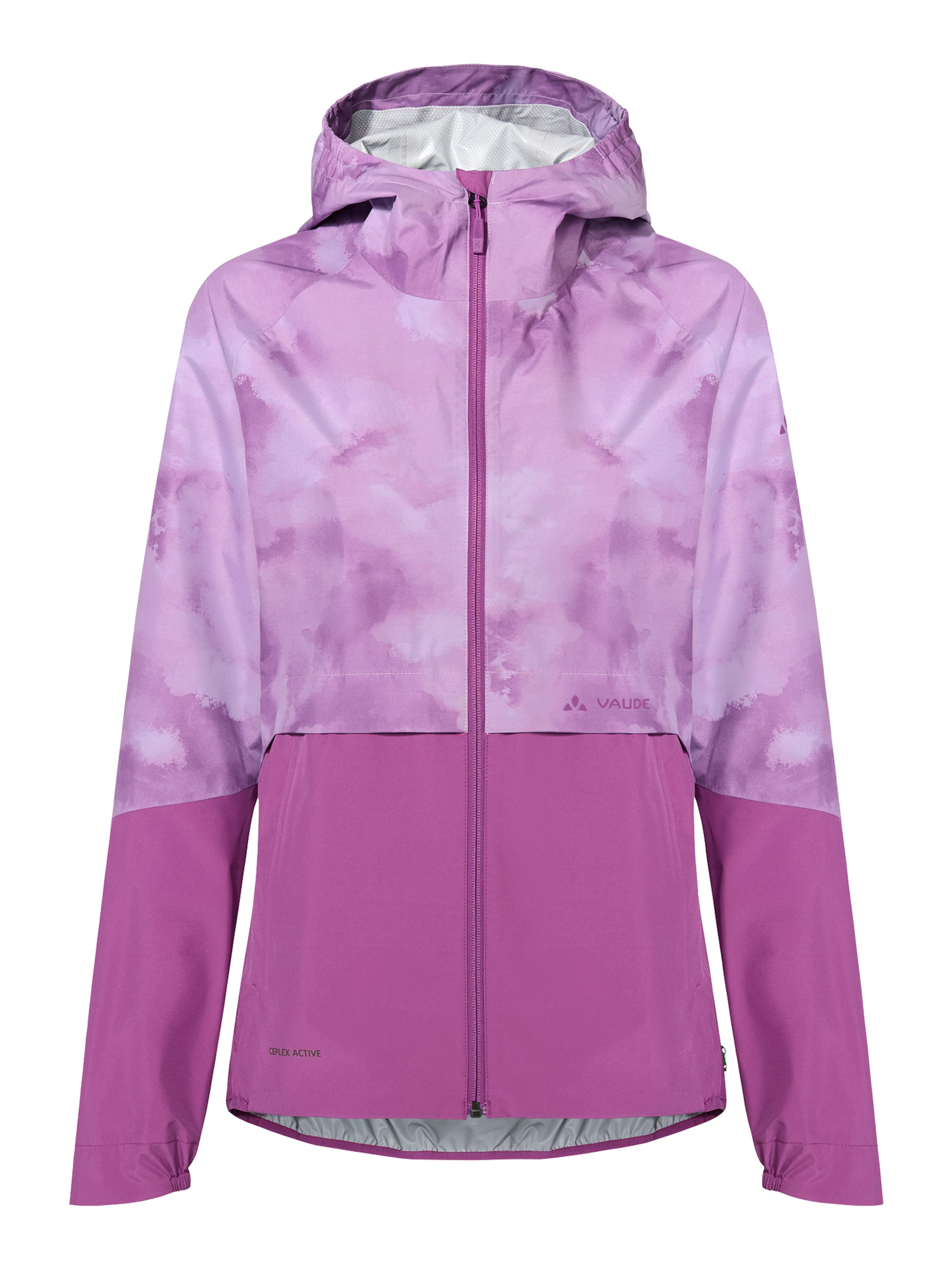 VAUDE Outdoorjas 'Loamer' in de kleur Lichtroze / Donkerroze, Productweergave