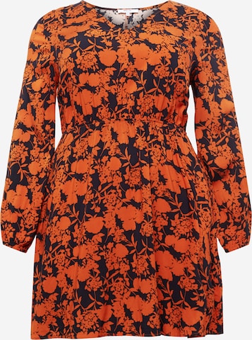 ABOUT YOU Curvy Dress 'Miriam' in Orange: front
