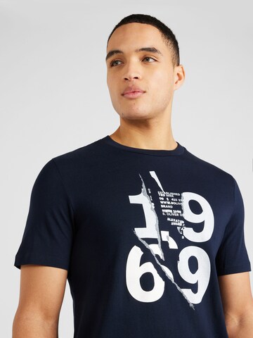 T-Shirt s.Oliver en bleu