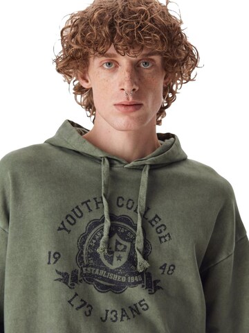 Sweat-shirt 'Printed Sweatshirt' LTB Jeans en vert