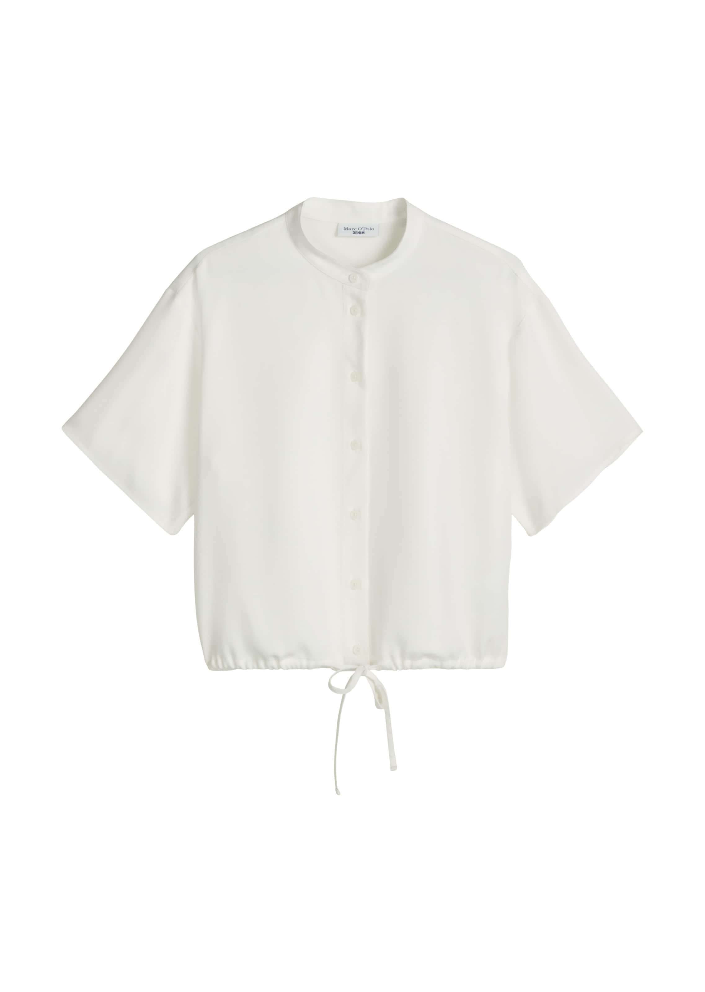 Marc O'Polo DENIM Bluse in Weiß: Vorderseite