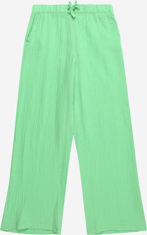 Wide leg Pantaloni 'THYRA' de la KIDS ONLY pe verde: față